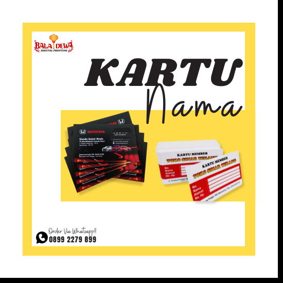 Cetak Kartu Nama Ivory 260 gr