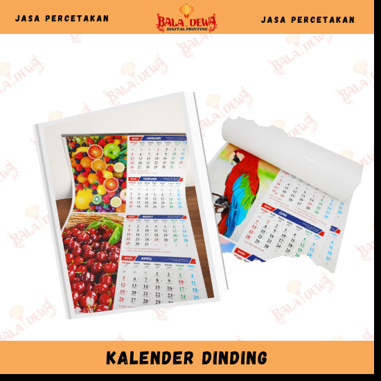 Kalender Dinding isi 2lbr +klem