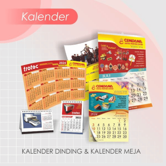 Kalender Dinding isi 2lbr +klem