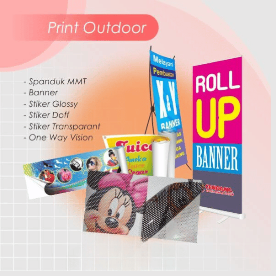 Roll Up Banner - Standar ( 85 x 200 cm)