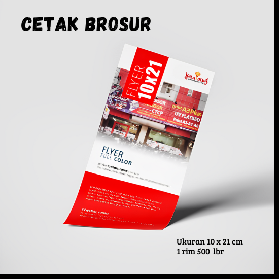 Cetak Brosur CTS Uk. 10 x 21 cm