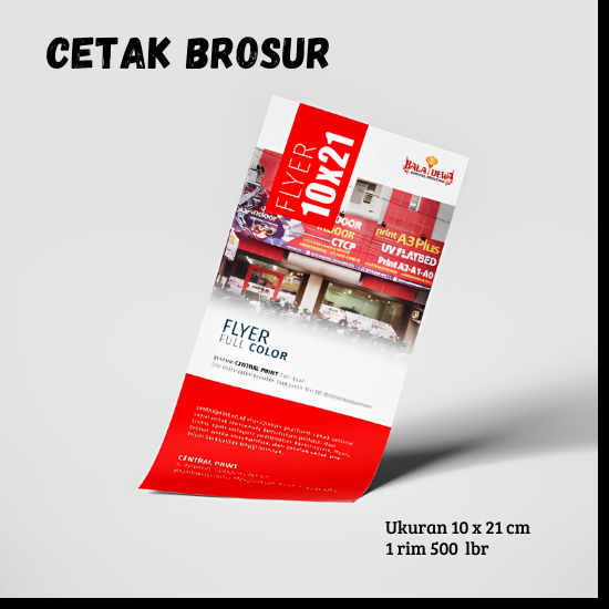 Cetak Brosur CTS Uk 10 x 21 cm